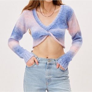 Celeste Twist Front Cop Sweater